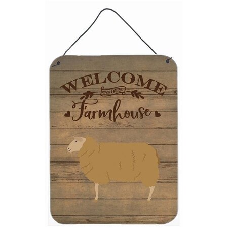 Carolines Treasures Carolines Treasures CK6921DS1216 12 x 16 in. East Friesian Sheep Welcome Wall or Door Hanging Prints CK6921DS1216